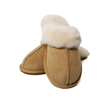 100% natural Australian merino sheepskin Genuine Shearling Sheepskin Slippers House Slippers